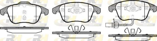 FREN BALATASI ÖN FİŞLİ (GDB1814) AUDI A4-A5-Q5 2008>