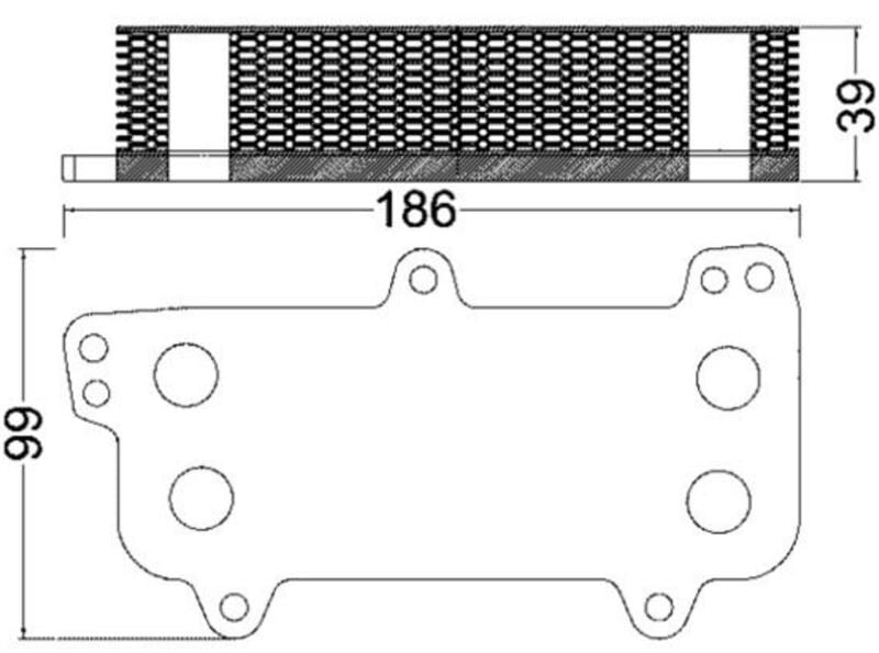 YAĞ SOGUTUCU BNZ BPC AXD AXE BLJ BAC BPE VW TOUAREG TRANSPORTER V 2.5 TDI 2003>2010