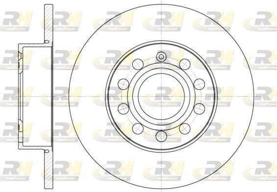FREN DİSKİ (DF4271) ARKA VW TOURAN CADDY-GOLF5-GOLF6-JETTA-A3-LEON 04>