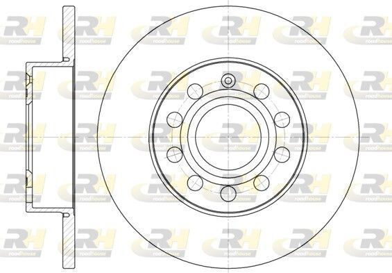 FREN DİSKİ (DF4271) ARKA VW TOURAN CADDY-GOLF5-GOLF6-JETTA-A3-LEON 04>