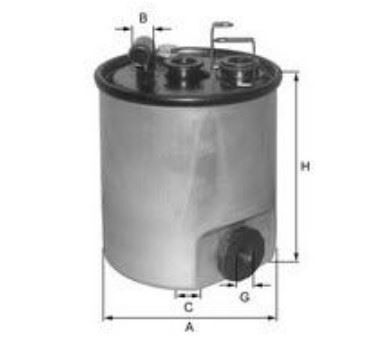 YAKIT FİLTRESİ OM611.987 OM611.981 OM611A OM611.980 MERCEDES SPRINTER VITO 1999>2006