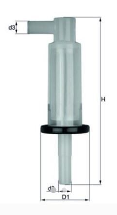 YAKIT FİLTRESİ ÖN XXX MERCEDES W124/123  76-93
