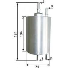 YAKIT FİLTRESİ KL 5921.8T BENZİNLİ AUDI A4  00/04