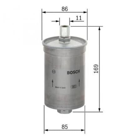 YAKIT FILTRESI W124-W126-W140 85-95 MERCEDES