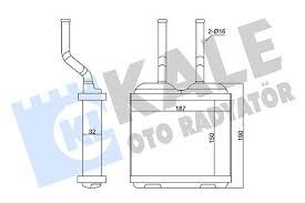 KALORİFER RADYATÖRÜ CORSA B OPEL