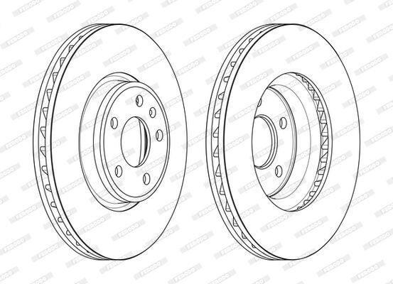 FREN DİSKİ ÖN (DF6950S9) (318X30MM) (ADET FIYATI ) AUDI A4 A5 A7 Q5 2016>
