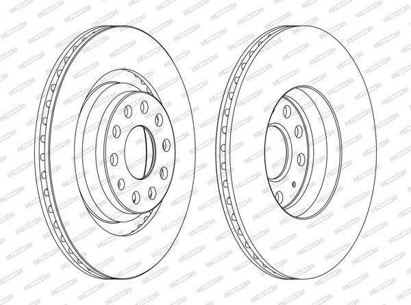 FREN DİSKİ (TAKIM FİYATI) (DF4754)ARKA HAVALI 310MM VW GOLF7- PASSAT A3-LEON 2013