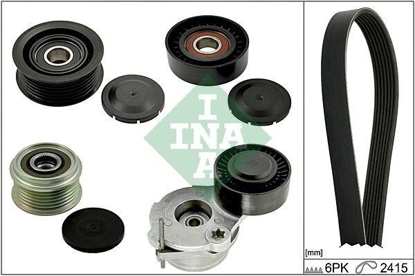 V KAYIŞ GERGİ SETİ 535 0222 10+534 0470 10+532 0557 10+532 0160 10+6PK24133.0 TDİ AUDI A4-A6-A7-Q5