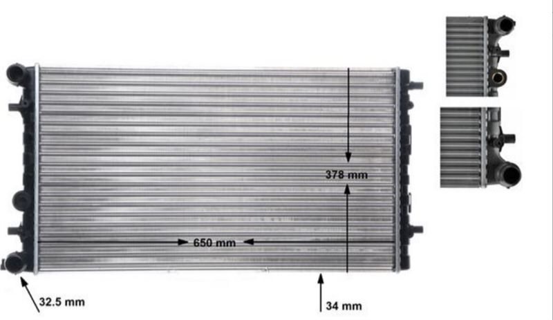 MOTOR SU RADYATÖRÜ OTOMATİK VW