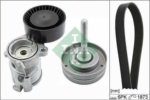 V KAYIŞ GERGİ SETİ 534 0296 10+532 0500 10+6PK18731.2 BZG VW POLO