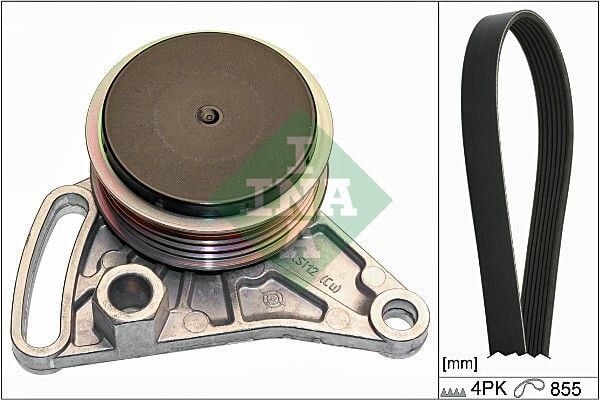 V KAYIŞ GERGİ SETİ 531 0109 10+4PK8551.9 TDİ AVF AFN VW PASSAT