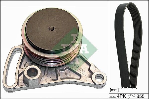 V KAYIŞ GERGİ SETİ 531 0109 10+4PK8551.9 TDİ AVF AFN VW PASSAT