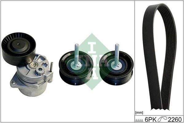 V KAYIS GERGI SETI.SPRINTER 3 T (906 MOT) 532 0160 10+533 0017 10+6PK2260 MERCEDES  1999>2009