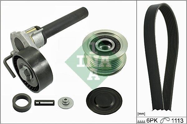 V KAYIŞ GERGİ SETİ 535 0041 10+534 0422 10+6PK11131.8 TSİ CAWB VW PASSAT