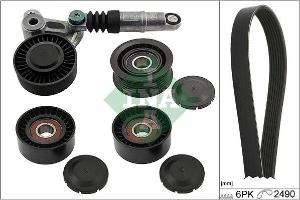 V KAYIŞ GERGİ SETİ 534 0098 10+532 0557 10+532 0160 10+6PK24902.7 3.0 TDİ AUDI A4-A6-Q7