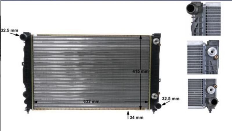 MOTOR SU RADYATÖRÜ VW