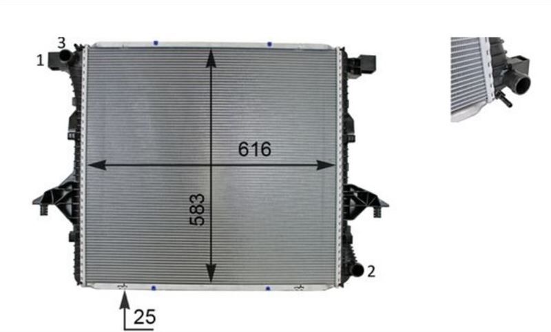 MOTOR SU RADYATÖRÜ VW