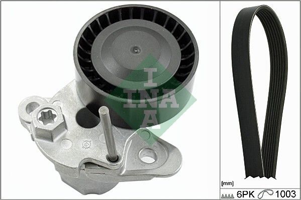 V KAYIŞ GERGİ SETİ 534 0480 10+6PK10031.2 1.4 TSİ CPWA VW POLO CADDY GOLF VII