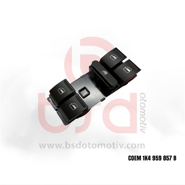 CAM AÇMA KAPAMA DÜĞMESİ ÖN SOL 4LÜ VW ALTEA IBIZA LEON TOLEDO AMAROK CC B7 GOLF JETTA PASSAT TIGUAN POLO TOURAN  2003-2015