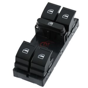 CAM AÇMA KAPAMA DÜĞMESİ ÖN SOL 4LÜ VW ALTEA IBIZA LEON TOLEDO AMAROK CC B7 GOLF JETTA PASSAT TIGUAN POLO TOURAN  2003-2015