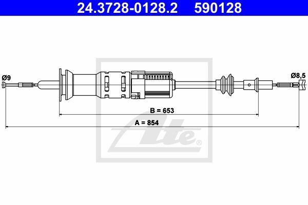 DEBRİYAJ TELİ (3074 003 344) VW POLO CLS 1995 - 2001