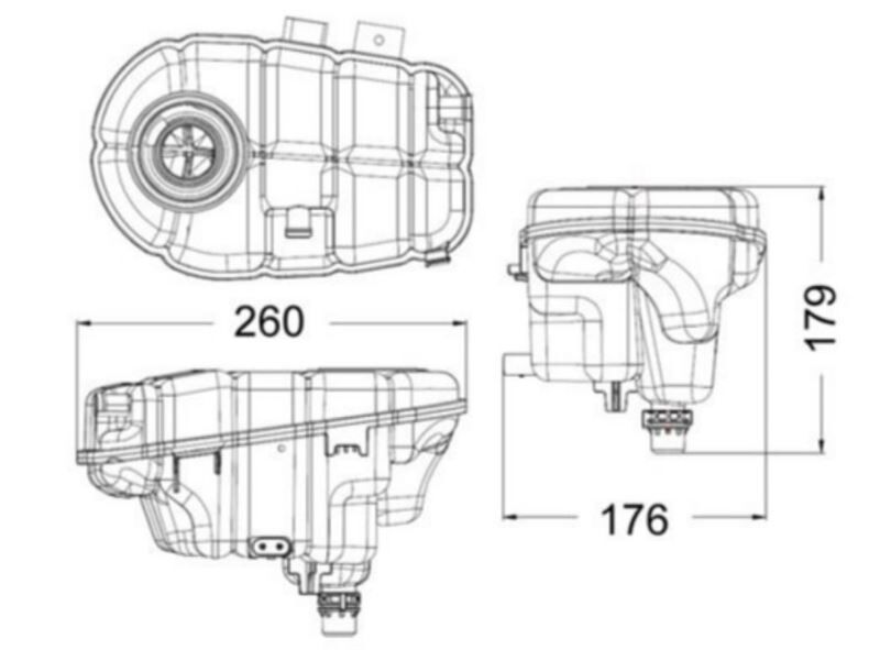RADYATÖR SU DEPO SENSÖRLÜ VW