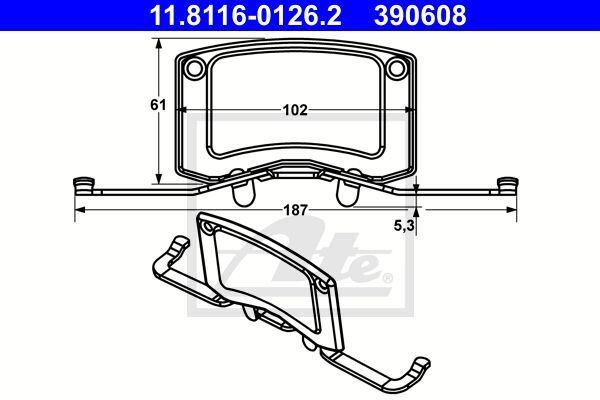 FREN KALİPER YAYI VW T5-T6 2.5 TDI 2003>2015