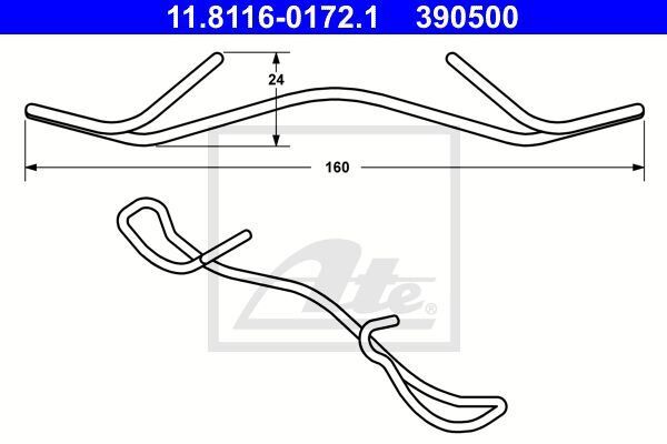 FREN KALİPER YAYI ARKA VW SPRINTER-LT 35-LT 28-46 2.5 TDI 1995>2006