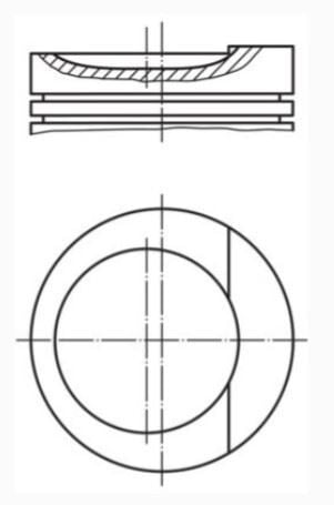 PİSTON (82,51MM) AUDI A6 94-95