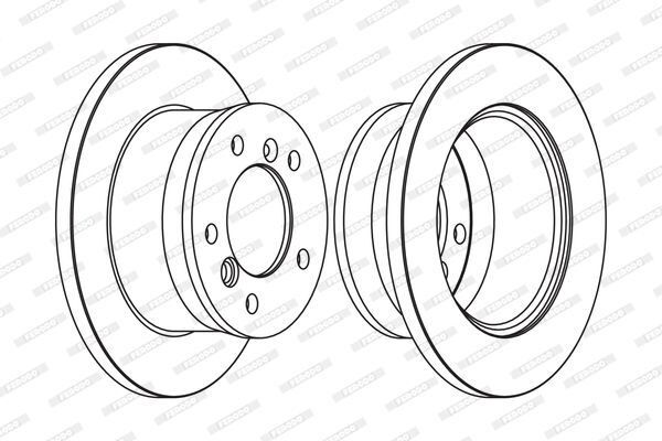 FREN DİSKİ (DF4088S) ARKA 272 MM LT35 96-01 (ADET FIYATI) VW SPRINTER