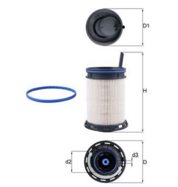 YAKIT FİLTRESİ DMVB DEND DENA DPYD CVMD CZJA DDDA CNHA CZZA CZZB VW TOUAREG A6 Q7 Q8 2.0 3.0 2013>2019