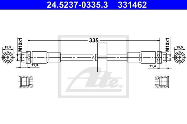 FREN HORTUMU AKE BCZ ARE BAS AUDI ALLROAD 2.5 2.7 4.2 2000-2005
