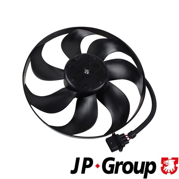 FAN MOTORU AKL BCB BBY BFQ BÜYÜK 345 MM 7 KANAT VW GOLF IV BORA POLO A3 LEON 1998/2005