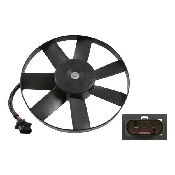 FAN MOTORU AKL BCB BBY BFQ BÜYÜK 345 MM 7 KANAT VW GOLF IV BORA POLO A3 LEON 1998/2005