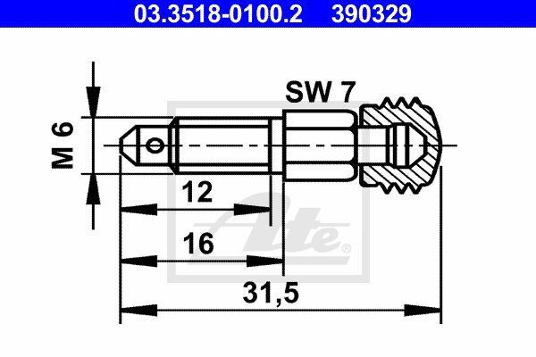 HAVALANDIRMA VALFI ARKA 6MM  VW