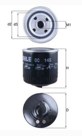 YAĞ FİLTRESİ CADDY II 1.9D 97/-POLO 1.9D 94/99 X VW