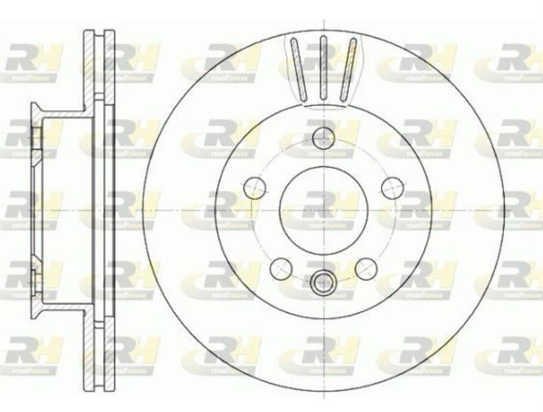 FREN DİSKİ ÖN HAVALI 280mm (DF1596) VW T4  90>95