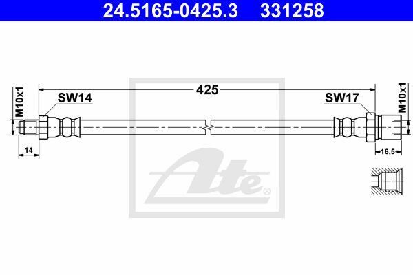 FREN HORTUMU KAEFER VW