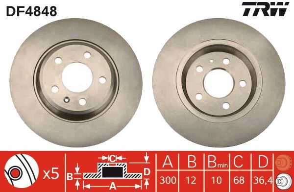 FREN DİSKİ ARKA CABA CDHA CAGA CJCA AUDI A4-A5-A6-A7-Q5 1.8-2.0-2.7-3.0 TDI 2007>2018