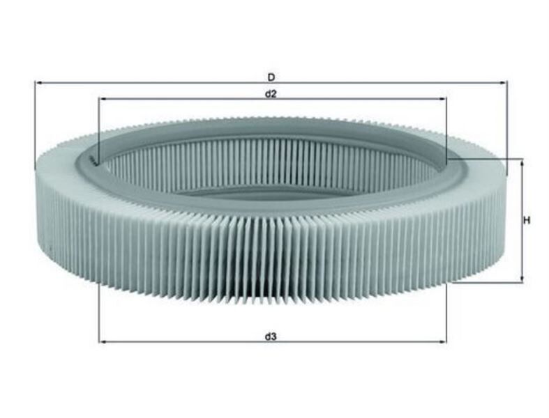 HAVA FİLTRESİ VW GOLF - POLO - DERBY - SCIROCCO - AUDI 50  1974 - 1983