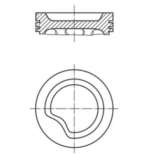 PİSTON SEGMAN 77.60MM STD OPEL C14NZ ASTRA F CORSA B VECTRA A (FM 87-71677 STD)