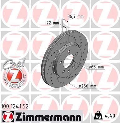 FREN DİSKİ ARKA (256X22) VW A3-TT-LEON-TOLEDO-OCTAVIA-BORA-GOLF 1.4-1.6-1.8-1.9-2.0-2.8 1996>2012