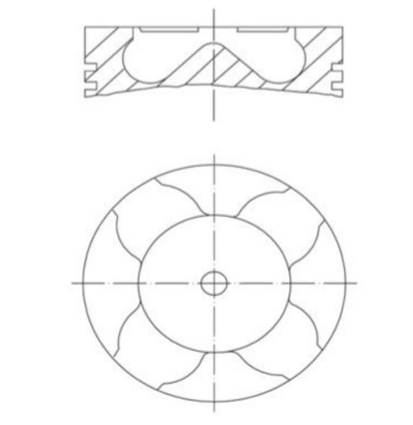 PİSTON SEGMAN 0.50 84.50MM OPEL X20DTH VECTRA B OMEGA BFM (87-71686 050)
