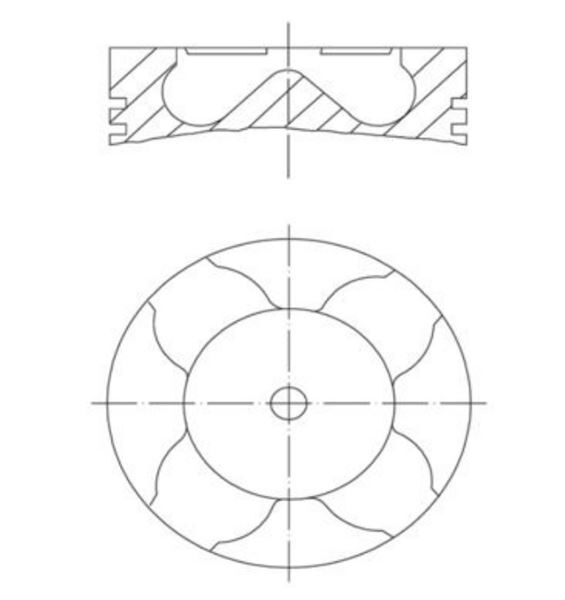 PİSTON SEGMAN (87-71687 STD)84.00MM STD OPEL X20DTL VECTRA B ASTRA G OMEGA BFM