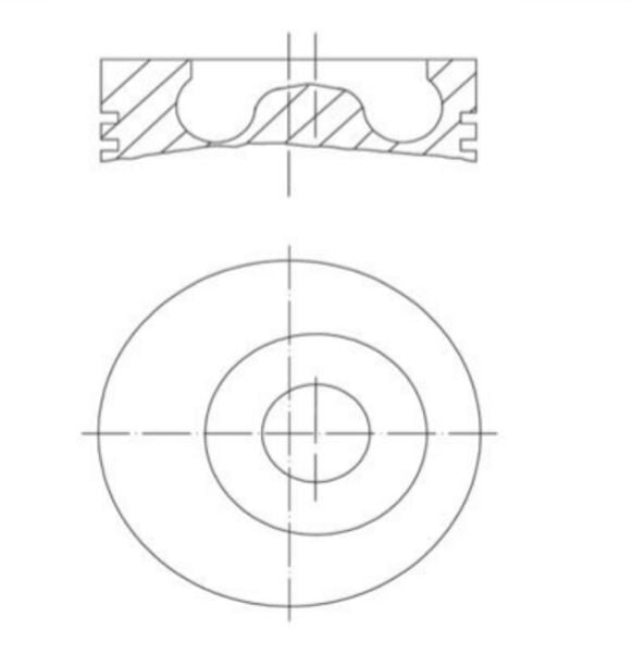 PİSTON SEKMAN STD (82,5MM) FORD CONNECT 1,8TDCI 75PS 02 /(FM 87-72731 STD)