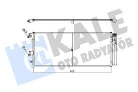 KLİMA RADYATÖRÜ CORSA E OPEL
