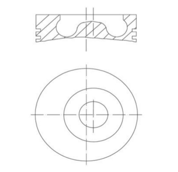 PISTON SEGMAN (83,50MM) 75 PS FORD  CONNECT 1,8TDC I02 FM (FM 87-72731 100) 98-05