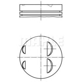 PISTON SEGMAN 84.00 MM (+0.25) M50 B25 TU (083 19 BMW