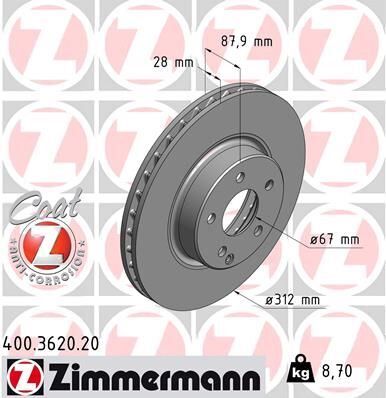 FREN DİSKİ ÖN MERCEDES C219 W211 S211 . 2002>