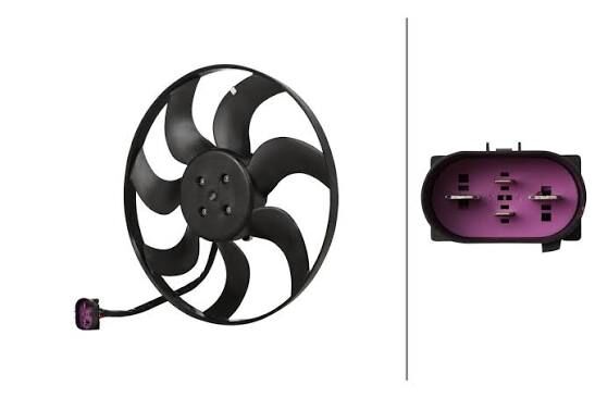 FAN MOTORU 250W 392MM VW POLO  2010>